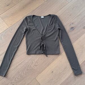 Wilfred Free Front bow tie long sleeve XXS